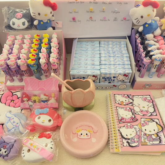 Kawaii Lucky Scoop mystery box with 20+ cute surprise gifts
